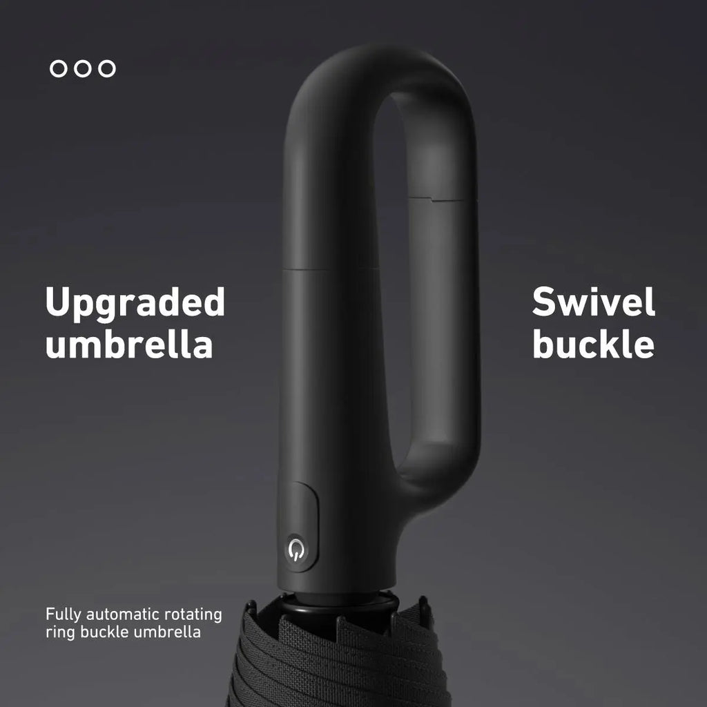Automatic Folding Umbrella, 1 Count/60Pcs Portable Rain Umbrella with Loop Buckle, Windproof & Waterproof Umbrella for Men & Women #GLOBAL PICKS