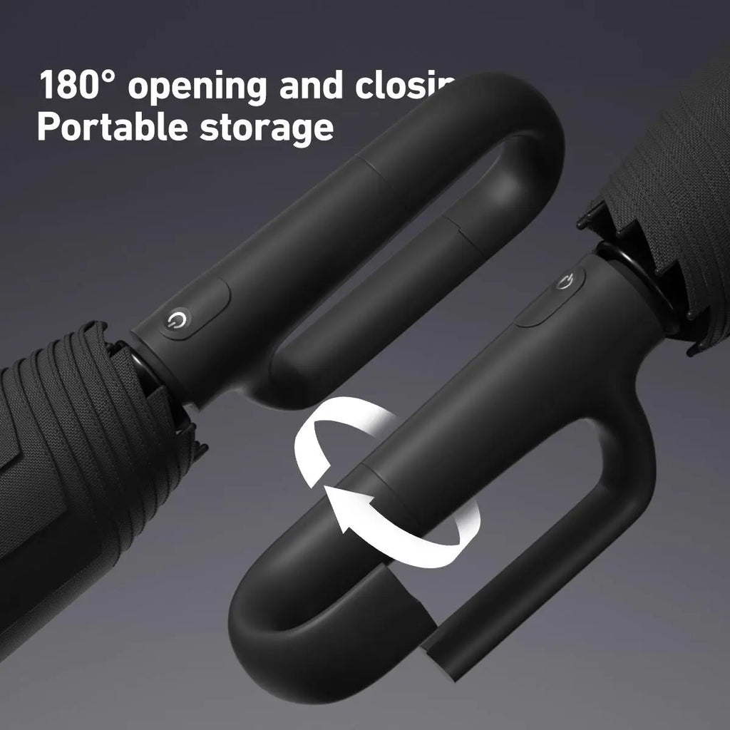 Automatic Folding Umbrella, 1 Count/60Pcs Portable Rain Umbrella with Loop Buckle, Windproof & Waterproof Umbrella for Men & Women #GLOBAL PICKS