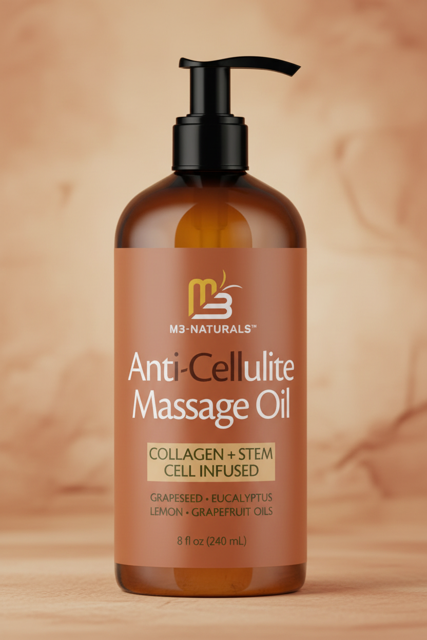 Anti-Cellulite Massage Oil - Earthy Tones